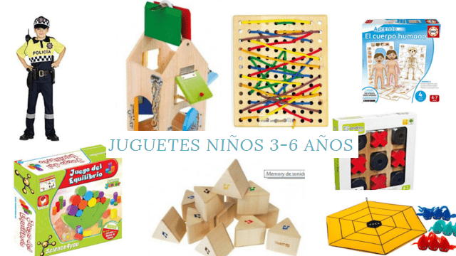 JUGUETES NIÑOS 3-6 AÑOS